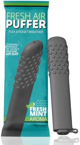 Herramientas para Dejar de Fumar Fresh Air Puffer – Inhalador Masticable con Aroma a Menta, Ayuda Oral para Dejar de Fumar y Inhalador Saborizado - imagen 1