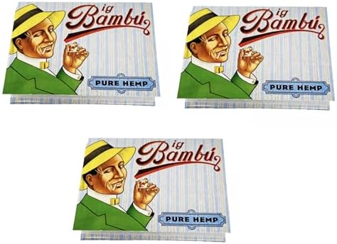 Bambu - Big Bambu Papel de Arroz de Cáñamo Puro (3 Libretas) - imagen 1