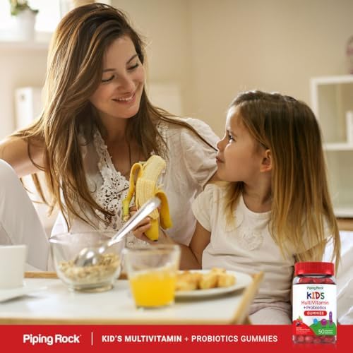 Multivitamínico y Probiótico para Niños Piping Rock | 50 Gomas | Sabor Berry Punch | Suplemento Vegetariano, Sin OGM, Sin Gluten - imagen 6