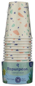 Taza Desechable REPURPOSE de 12oz, Paquete de 18 Piezas - imagen 1