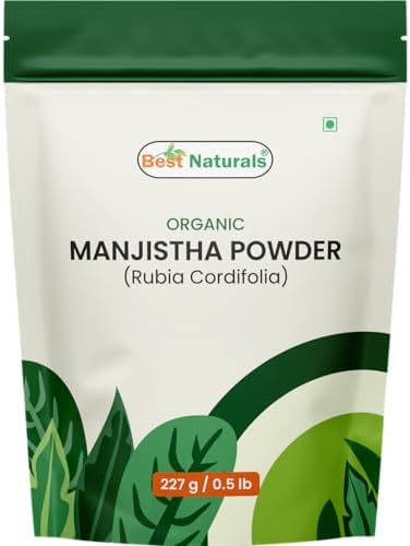 Best Naturals Polvo de Manjistha Orgánico Certificado USDA, 227 gramos, Libre de Gluten, Sin OGM, Vegano - imagen 1