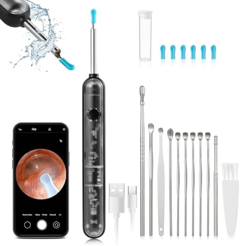 Herramienta de Remoción de Cerumen FoxSync 5MP con Cámara HD 2560x1920 – Incluye Set de 11 Puntas para Oídos, 7 Puntas de Silicón, Batería de 280mAh - imagen 8