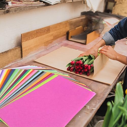 400 Hojas de Papel de Seda Colorido 12 x 8.4 - Paquete a Granel para Regalos y Manualidades - imagen 6