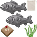 2 Piezas de Pescado de Hierro para Cocinar, Suplemento Natural Reutilizable, Herramienta Efectiva y Segura para Aumentar Niveles de Hierro, Ideal - imagen 1