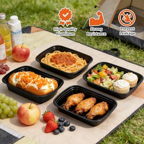Contenedores KETWOD con tapa, a prueba de fugas, para almacenamiento de alimentos, aptos para microondas/congelador/lavavajillas, 2.4 lb, - imagen 2