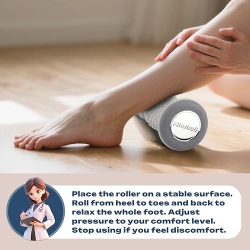 Rodillo Masajeador FREATECH con 459 Puntos de Masaje Espinosos, Material PP Duradero, Alivio para Fascitis Plantar, Masaje Profundo para Dolor de - imagen 8