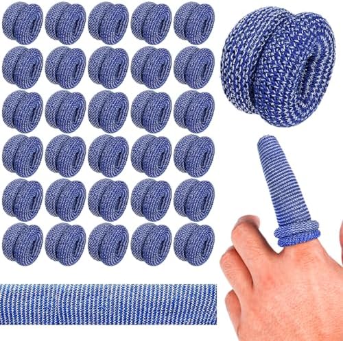 Venda de 30 Piezas de Vendajes Tubulares para Dedos, Cots Transpirables para Cuidado de Heridas, Vendajes Elásticos para Esguinces y Protección en - imagen 1