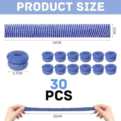 Venda de 30 Piezas de Vendajes Tubulares para Dedos, Cots Transpirables para Cuidado de Heridas, Vendajes Elásticos para Esguinces y Protección en - imagen 3