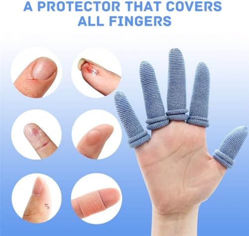 Venda de 30 Piezas de Vendajes Tubulares para Dedos, Cots Transpirables para Cuidado de Heridas, Vendajes Elásticos para Esguinces y Protección en - imagen 5