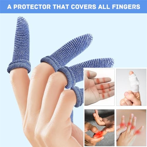 Venda de 30 Piezas de Vendajes Tubulares para Dedos, Cots Transpirables para Cuidado de Heridas, Vendajes Elásticos para Esguinces y Protección en - imagen 6