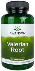 Raíz de Valeriana Swanson - Suplemento Herbal para Relajación y Sueño - 100 Cápsulas, 950mg por Porción - imagen 1