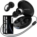 Tapones para oídos para dormir con cancelación de ruido - Tapones para motocicleta 45dB - Silicona reutilizable con 8 puntas y estuche para dormir, - imagen 1