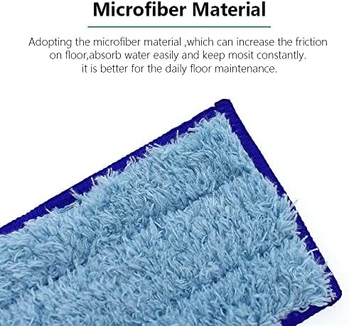 Paquete de 6 almohadillas de mopa húmeda reutilizables y lavables Neutop, compatibles con iRobot Braava Jet 240, 241, 244, 245, 250, color azul. - imagen 5