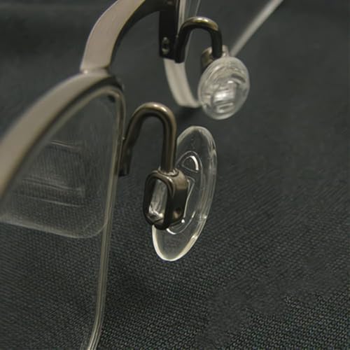 Almohadillas para nariz de gafas, 5 pares ovaladas, repuesto antideslizante para gafas y lentes de sol - imagen 2