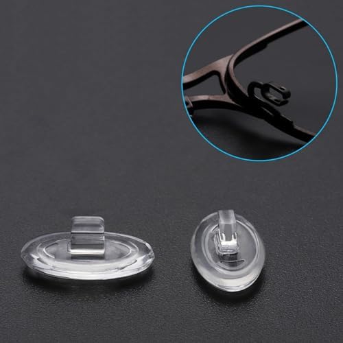 Almohadillas para nariz de gafas, 5 pares ovaladas, repuesto antideslizante para gafas y lentes de sol - imagen 5