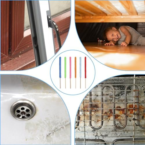 Juego de 6 Piezas de Cepillos Limpiadores de Microfibra para Ventiladores y Ranuras, Kit de Limpieza para Mini Split y Ventilación de Autos - imagen 6