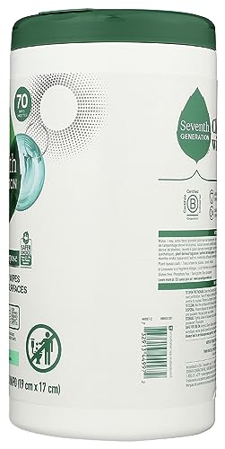 Toallitas Multiusos Seventh Generation, Aroma a Menta de Jardín, Paquete de 70 Unidades - imagen 6