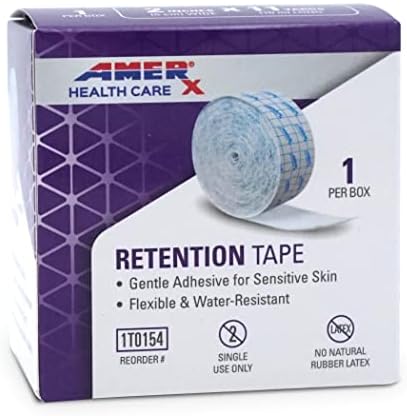Cinta de Retención AMERX - Apósito Adhesivo Suave para Asegurar Vendajes Primarios, Catéteres y Tubos de Alimentación - imagen 1