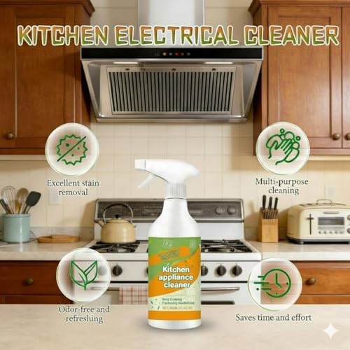 Limpiador en Spray Clèanse para Hogar, Desengrasante Multiusos para Horno, Estufa, Campana y Encimeras, Fórmula Suave para Limpieza Diaria, 500 ml - imagen 3