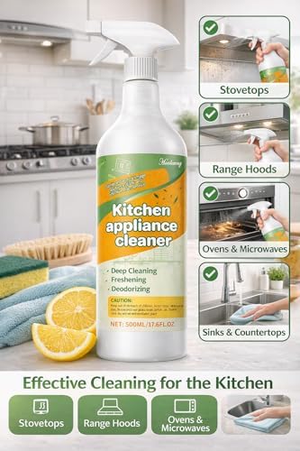 Limpiador en Spray Clèanse para Hogar, Desengrasante Multiusos para Horno, Estufa, Campana y Encimeras, Fórmula Suave para Limpieza Diaria, 500 ml - imagen 8