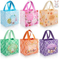 6 Piezas de Bolsas de Regalo de Pascua - Bolsas Felices de Pascua con Asas, Reutilizables de Tela No Tejida para Dulces y Sorpresas de Conejito para - imagen 1
