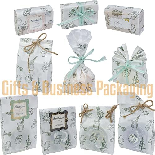 Bolsas de Papel Hepgodin para Jabón - Paquete de 50, Ideal para Jabones, Bombas de Baño, Regalos, Manualidades y Aromaterapia - imagen 3