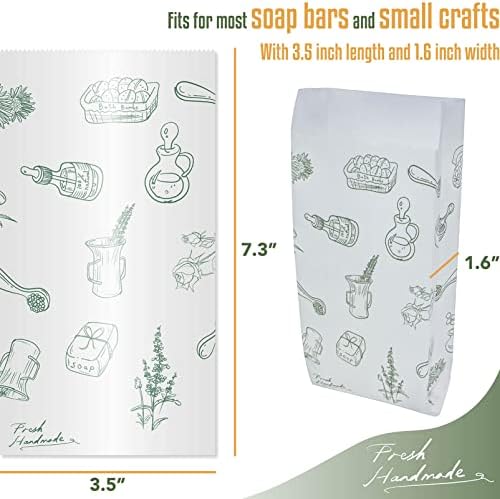 Bolsas de Papel Hepgodin para Jabón - Paquete de 50, Ideal para Jabones, Bombas de Baño, Regalos, Manualidades y Aromaterapia - imagen 4