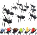 GXXMEI 36 Piezas de Tenedores de Frutas y Postres con Forma de Hormiga, Reutilizables para Snacks, Pasteles y Fiestas como Baby Shower, Bodas y - imagen 1