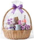Bolsas de Celofán Grandes Yotelab 25x31 Pulgadas, 20 Piezas Transparentes para Cestas de Regalo (Cinta NO Incluida) - imagen 1