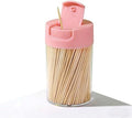 Palillos de Dientes de Bambú Natural Wzrvmox, Palillos de Madera (Paquete de 1) - imagen 1