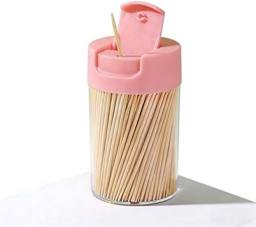 Palillos de Dientes de Bambú Natural Wzrvmox, Palillos de Madera (Paquete de 1) - imagen 1