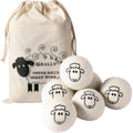 Pelotas de Secadora de Lana (Paquete de 6) – 100% Lana Orgánica de Nueva Zelanda, Suavizante Natural, Reutilizables, Reducen Arrugas y Tiempo de - imagen 1