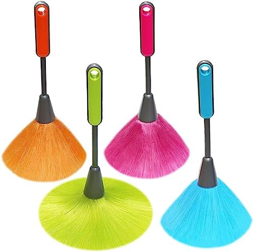 Paquete de 4 Plumillas de Microfibra de 10 Pulgadas, Plumero para Limpiar Teclados, Pantallas de Computadora, Libros y Más - imagen 1