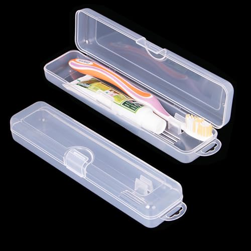 Paquete de 4 Raspadores de Lengua con Estuche de Viaje para Limpiador de Lengua, Cepillo de Dientes y Pasta Dental - imagen 4