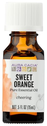 Aceite Esencial de Naranja Dulce Aura Cacia, 0.5 oz - imagen 1