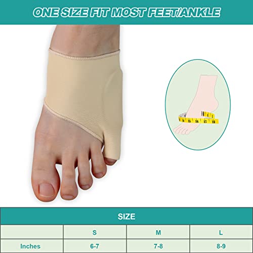 WooTshu Almohadillas Correctoras para Juanetes, Separador de Dedo Meñique, Gel de Silicona Suave Antideslizante (L) - imagen 2