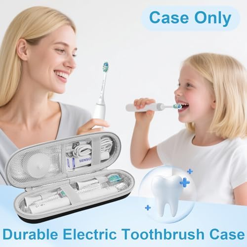 Funda de Viaje ICIMBI para Cepillo de Dientes Eléctrico Philips Sonicare 4100 6100 5100 6500, Protector EVA Resistente al Agua (Incluye 2 Cubiertas - imagen 6