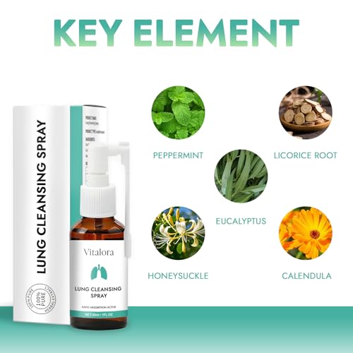 Spray Herbal Vitalora para Limpieza de Pulmones, 30ml - imagen 4