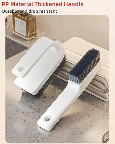 Juego de 2 Cepillos de Limpieza para Ropa con Cerdas Suaves, Cepillos para Alfombra y Tapicería, Ideal para Manchas en Tela, Sombreros, Ropa y Más - imagen 2
