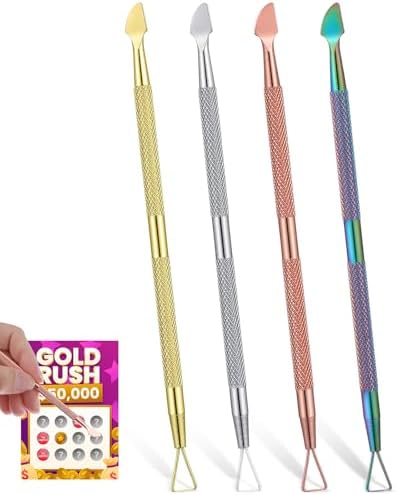 Herramienta de Raspa Lotería Tyqour 4 Piezas, Multi-color, Duradera y Ergonómica para Boletos, Etiquetas y Tarjetas de Regalo - imagen 1