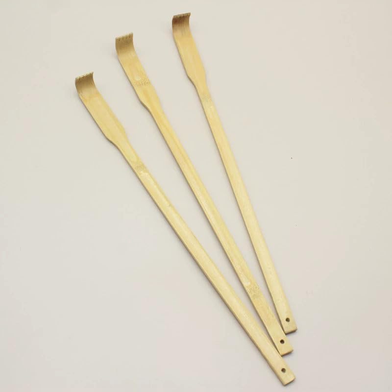 LEKAYIHU 3 Piezas Rascadores de Espalda de Bambú con Mango de 17 Pulgadas para Adultos, Hombres y Mujeres (16.5 pulgadas) - imagen 6