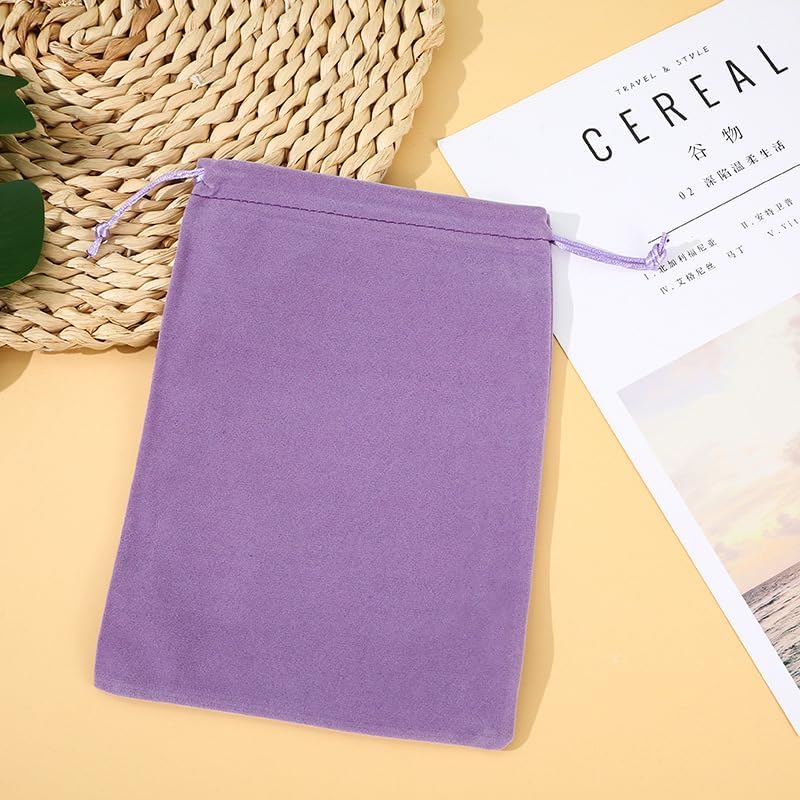 Bolsa de Dados Pequeña Hbrjtds 8 Piezas 3x4 Pulgadas, Bolsa de Tela con Cierre para Almacenamiento de Dados RPG, Regalos para Joyas, Fichas y - imagen 8