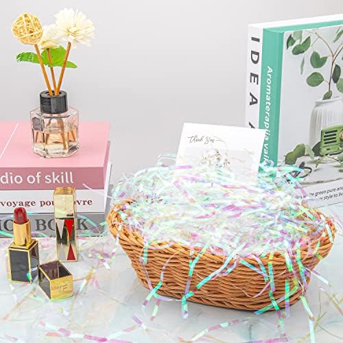 Relleno de Papel Rasgado de 5.3oz, Papel Arrugado Caleihd para Decoración de Regalos, Bodas, Cumpleaños y Manualidades - imagen 6