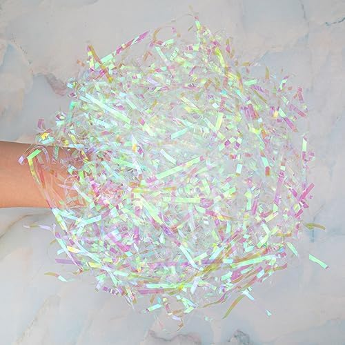 Relleno de Papel Rasgado de 5.3oz, Papel Arrugado Caleihd para Decoración de Regalos, Bodas, Cumpleaños y Manualidades - imagen 7