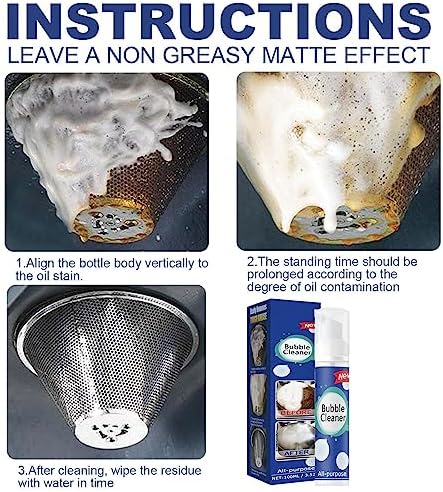 Limpiador Espumoso QUAAM, Spray Limpiador Multiusos, Espuma Limpiadora para Todo Uso, Ideal para Limpiar Ollas - imagen 6