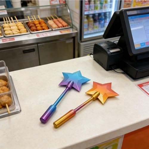 Varita mágica de pago sin contacto 3D impresa, soporte para tarjeta de crédito Tap to Pay, ideal para pagos con tarjeta (Azul) - imagen 5