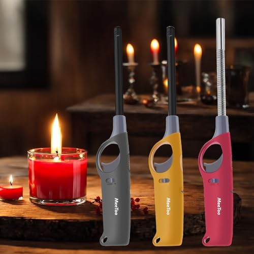 Encendedor Recargable Sin Butano - Paquete de 3 Encendedores Multiusos para Camping, Supervivencia, Senderismo y Pesca - imagen 5