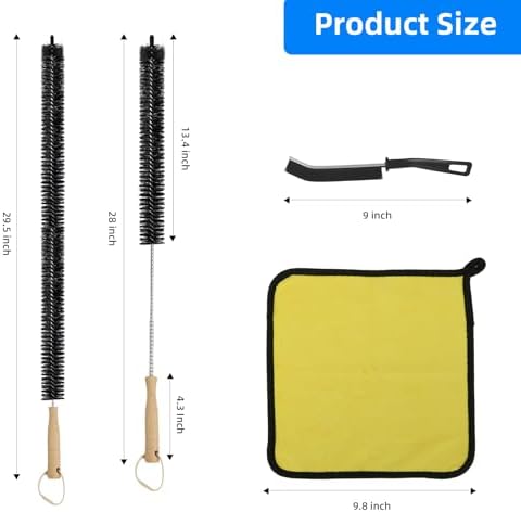 Kit de Limpieza para Ventilación de Secadora Drepoufly de 5 Piezas - Cepillo Flexible para Trampa de Pelusa y Prevención de Incendios - imagen 5