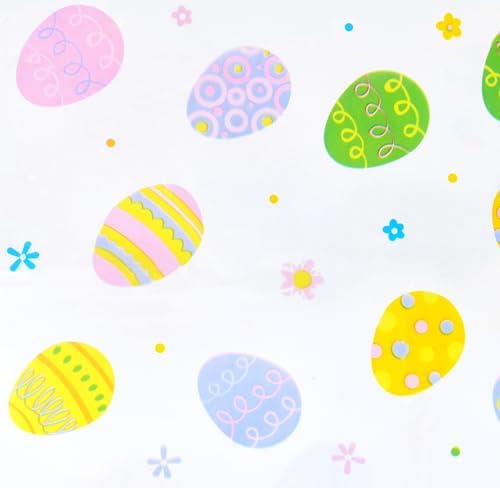 Bolsas de Celofán para Cestas de Pascua Gift Boutique, Paquete de 6, 22 x 25 Pulgadas, con Diseño de Conejito, Pollito y Huevos, con Cierres de - imagen 4