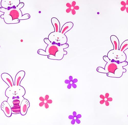 Bolsas de Celofán para Cestas de Pascua Gift Boutique, Paquete de 6, 22 x 25 Pulgadas, con Diseño de Conejito, Pollito y Huevos, con Cierres de - imagen 6